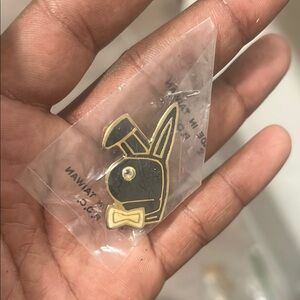 Gold and Black playboy 80’s retro collectors  Bunny Pin